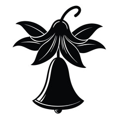 Yellow Bell Flower Logo Design for Natural Branding