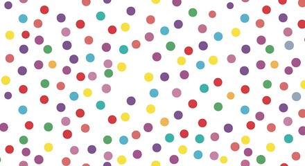 Rainbow Dot Delight: A Joyful Pattern AI Generated