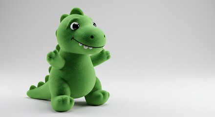 Sweet Little Dino: 3D Render AI Generated