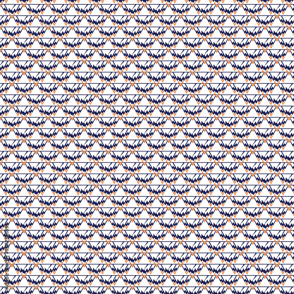 Poster mountain peaks in lines patterns design