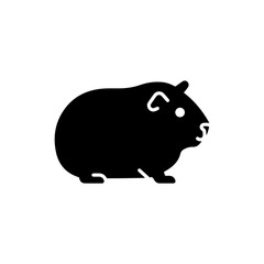 Guinea Pig Side View with Short Legs Icon