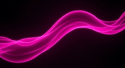 Pink Nebula: Abstract 3D Flow AI Generated