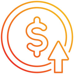 Cash Up Icon