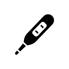 Flat Pet Thermometer with Temperature Tip Icon