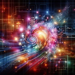 Obraz premium Advancing AI and IoT Integration: Revolutionizing Smart Technologies for Future Innovation 