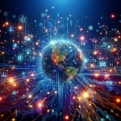 Obraz premium Advancing AI and IoT Integration: Revolutionizing Smart Technologies for Future Innovation 