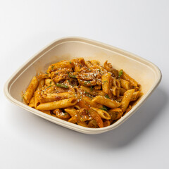 Delicious Penne Pasta with Tomato Sauce and Cheese