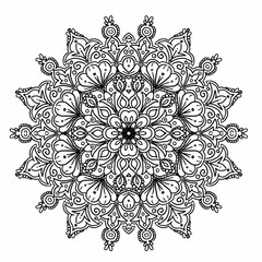 ornamental mandala design