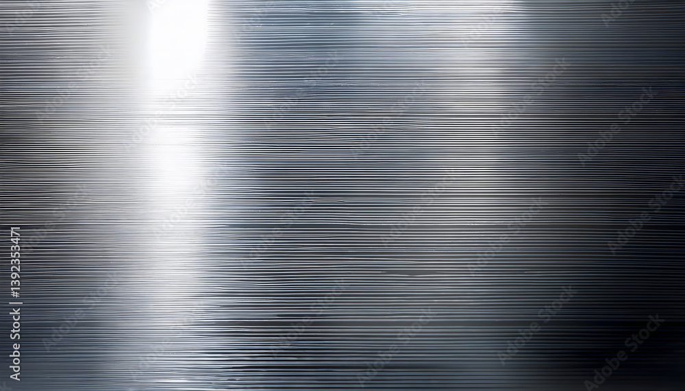 Poster Abstract monochrome lines create a textured, wavy pattern, evoking a sense of depth and movement in a minimalist style