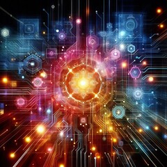 Obraz premium Advancing AI and IoT Integration: Revolutionizing Smart Technologies for Future Innovation 
