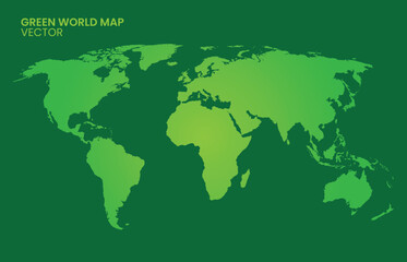 Green World Map