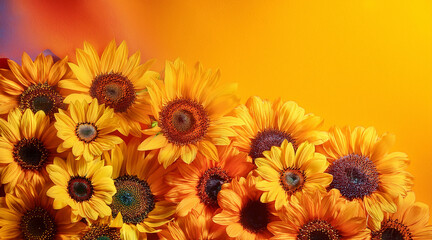 Fototapeta premium sunflower texture