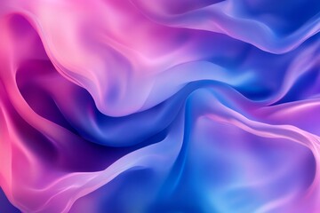 Obraz premium Abstract vibrant gradient draped fabric folds