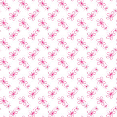 Fototapeta premium Magical Spring Garden Seamless Vector Pattern Design