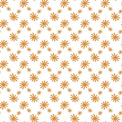 Magical Spring Garden Seamless Vector Pattern Design