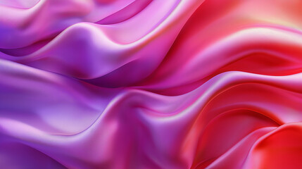 Obraz premium background Abstract vibrant flowing fabric folds red colour