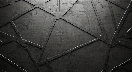 some very unique looking squares and lines made out of plastic