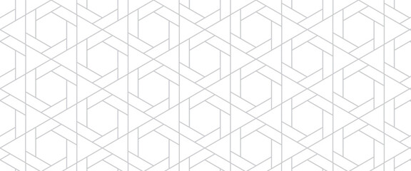 Vector style abstract background with hexagonal pattern.