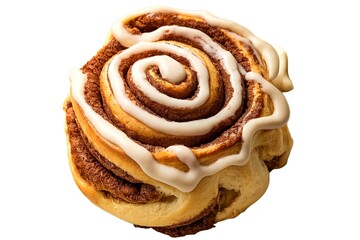Fototapeta premium A photo of a cooked, baked Cinnabon