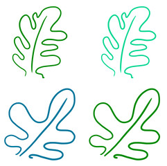 Obraz premium It is an illustration of a leaf.