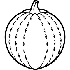 Minimalist Safou Illustration in Vector