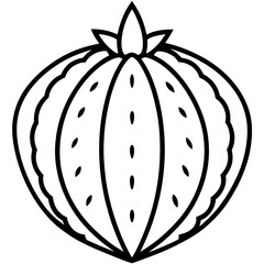 Minimalist Safou Illustration in Vector