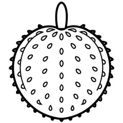 Minimalist Safou Illustration in Vector