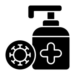 Antiseptic Solid Icon