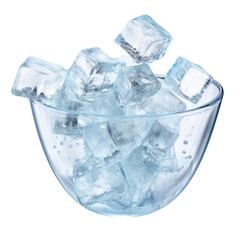 Obraz premium Ice Cubes PNG on transparent background
