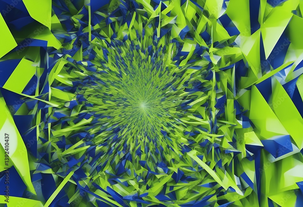 Poster palette intersecting geometric movement capture swift lines expression high blue abstract suggesting