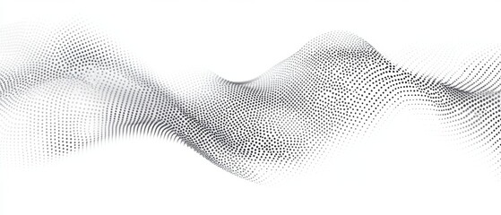 Abstract wavy lines on white background