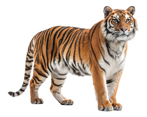 Obraz premium A tiger isolated on a transparent background