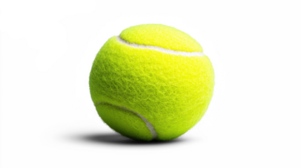 Tennis ball on a transparent background