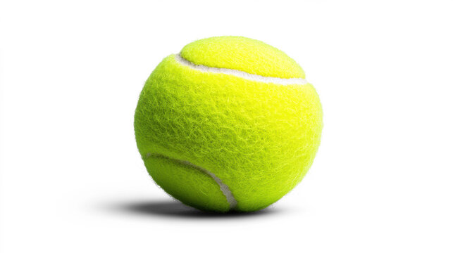 Tennis ball on a transparent background