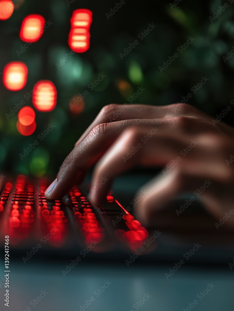 Fototapete Immersive Digital Transformation AI-Powered Workflow Optimization with Cutting-Edge Ergonomic Interface - Next-Gen Productivity for Tech-Driven Professionals