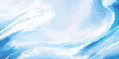 Hand-Painted Blue and Green Watercolor Wave Texture on Natural Canvas Paper, Ideal for Artistic, Ocean-Inspired Layouts, Editorial Designs, and Minimalist Brand Aesthetics”