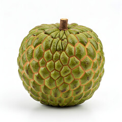 Close-Up of Scaly Green Cherimoya Fruit