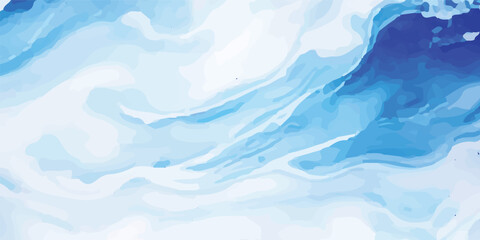 A Soft Blue and Green Watercolor Wave Texture Featuring Handcrafted Abstract Motions, Ideal for Nautical-Themed Designs and Creative Branding”