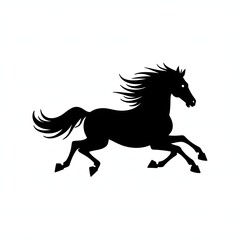 Obraz premium horse silhouette vector