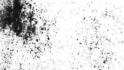 Vector grunge abstract texture. Effect old wall cemet texture background. Black blot with splashes. Vector illustration