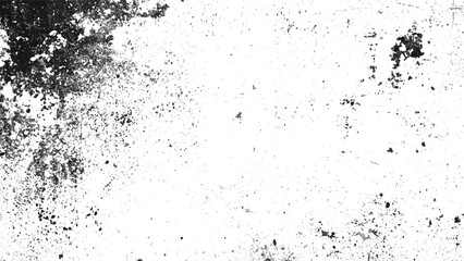 Distressed halftone grunge black and white vector texture, Grungy lines, scratch pattern. Isolated png illustration, transparent background. 