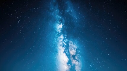 Fototapeta premium Milky Way galaxy, vibrant colors, deep space, night sky, celestial bodies
