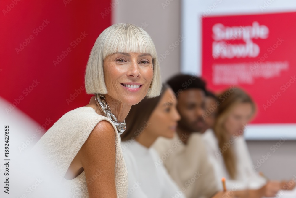 Aufkleber inclusive corporate learning minimalist white space leadership training with modern knowledge transf