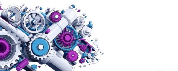 futuristic technology and network communication abstract background high tech advertising banner design