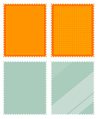 This is a stamp frame illustration.