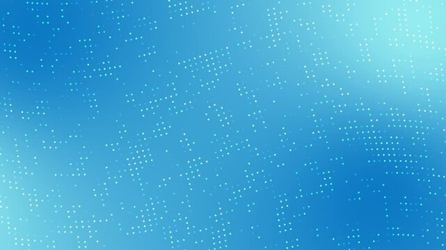blue polka dot background with swirl rotation particle for spring background with theme blue