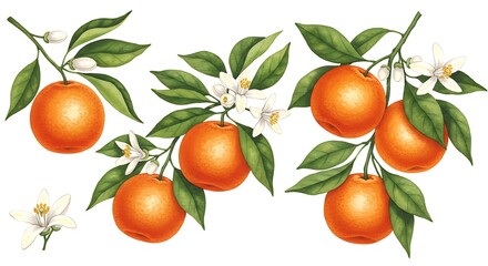 Citrus Blossom AI Generated