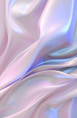 Obraz premium Wallpaper background, a close up of a colorful satin fabric