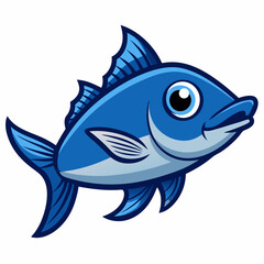 Obraz premium vector illustration of a fish