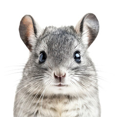Obraz premium Chinchilla png curious chinchilla png small rodent portrait png soft furry pet png exotic animal png transparent background image